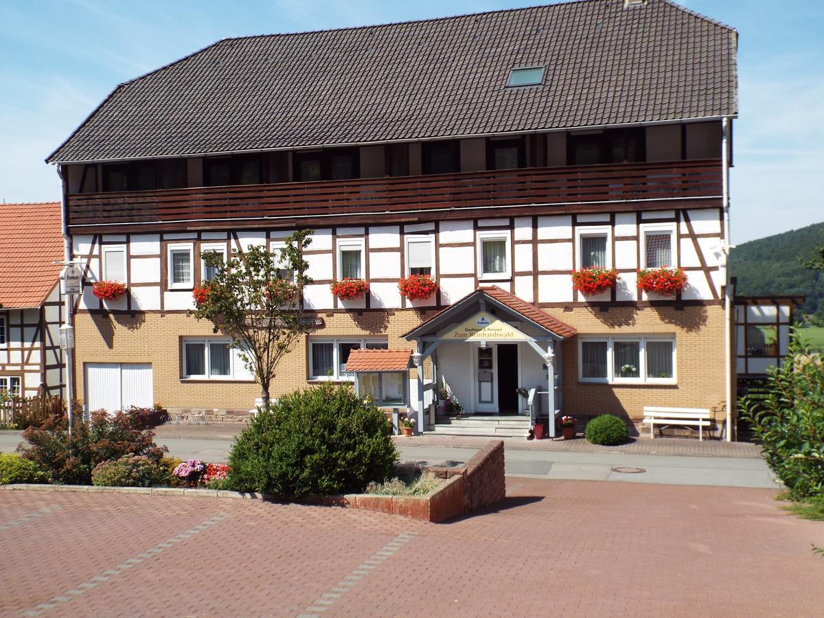 Hotel Garni Zum Reinhardswald Gewissenruh Buitenkant foto