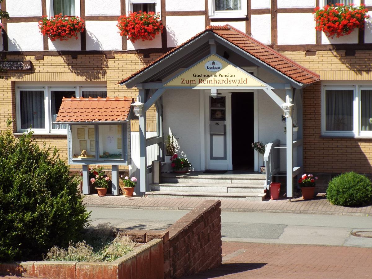 Hotel Garni Zum Reinhardswald Gewissenruh Buitenkant foto